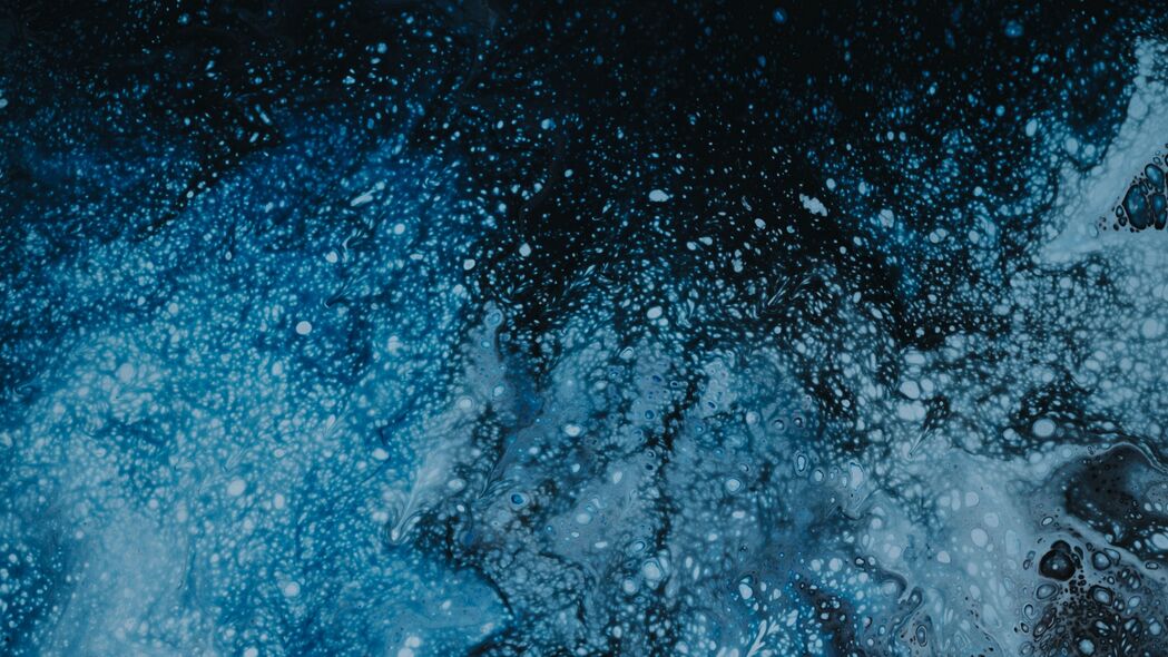 污渍 斑点 纹理 蓝色 抽象 4k壁纸 3840x2160