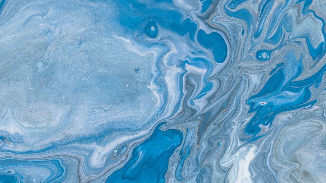 污渍 纹理 液体 蓝色 抽象 4k壁纸 3840x2160