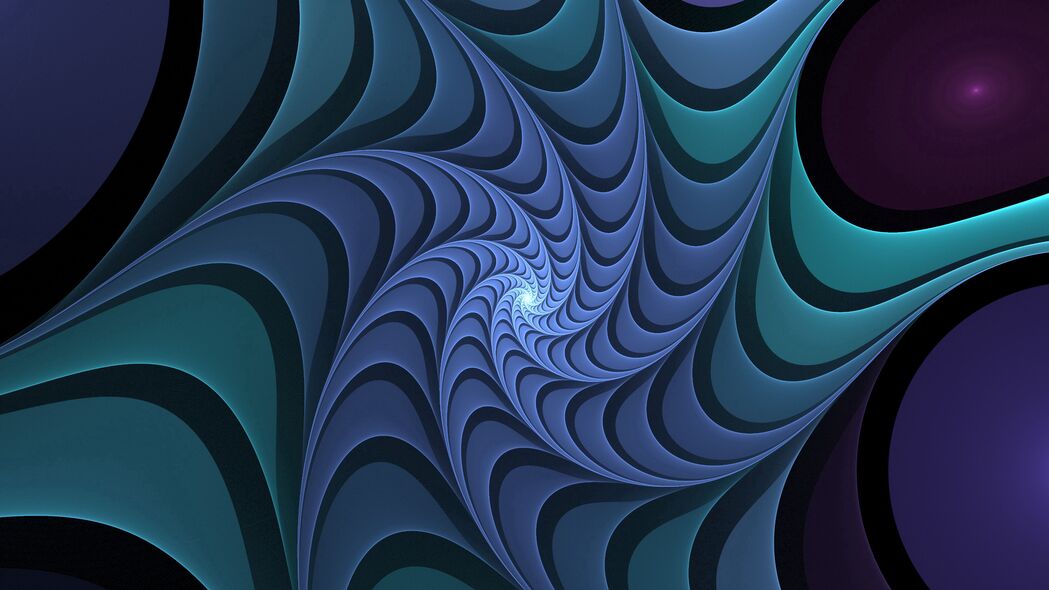 分形 漩涡 螺旋 漩涡 抽象 4k壁纸 3840x2160