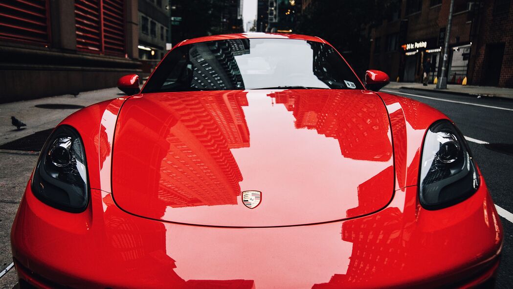 法拉利f430挑战 法拉利 汽车 跑车 红色 正面 4k壁纸 3840x2160