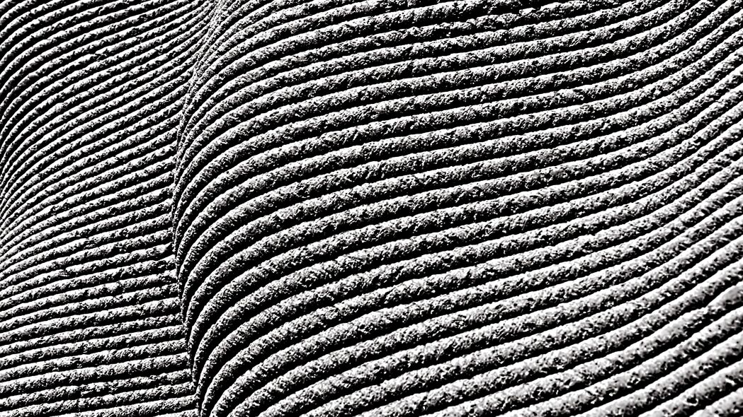 浮雕 纹理 灰色 线条 波浪 4k壁纸 3840x2160