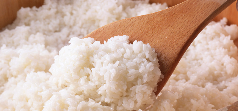 白米饭清新文艺背景