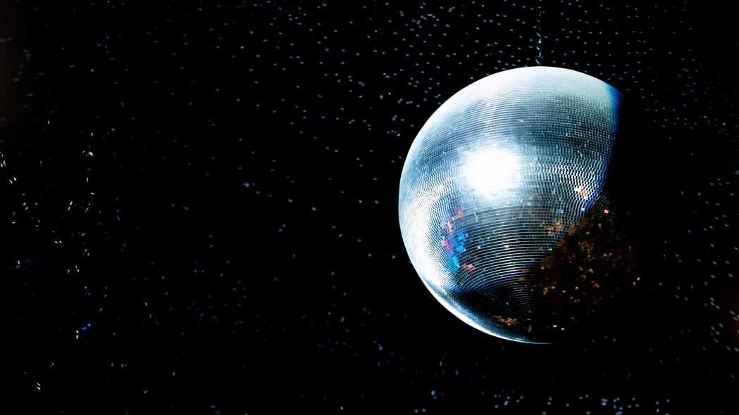 迪斯科球 球 镜子 眩光 闪光 4k壁纸 3840x2160