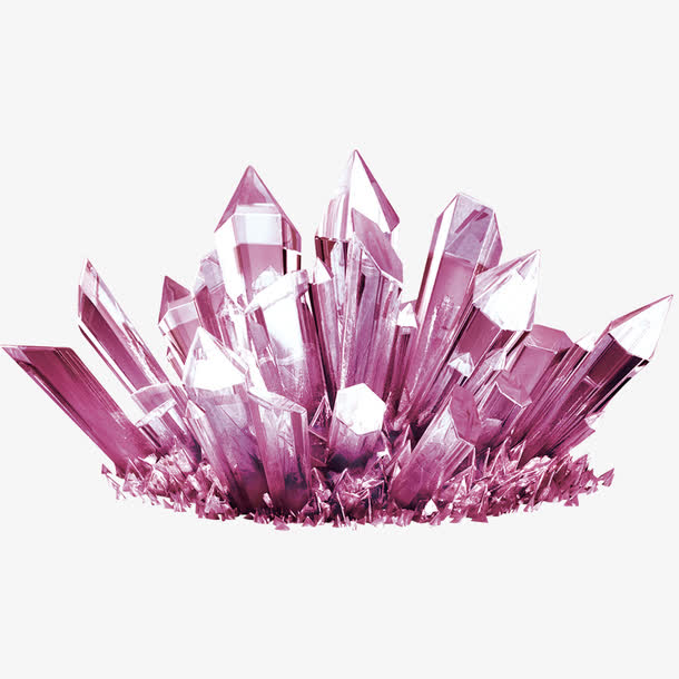紫红色水晶