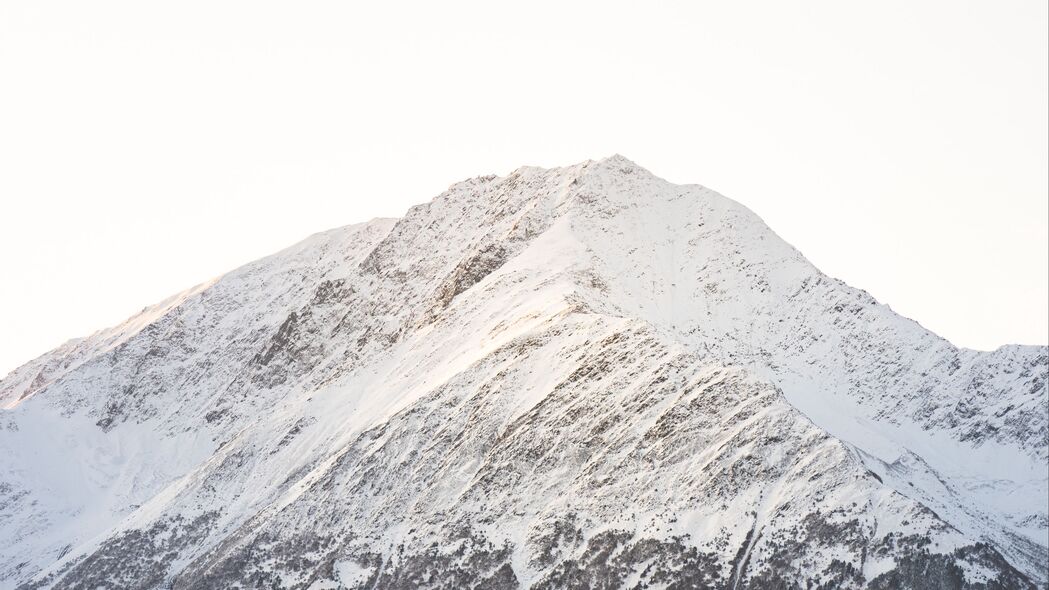 山 峰 雪 斜坡 雪 4k壁纸 3840x2160