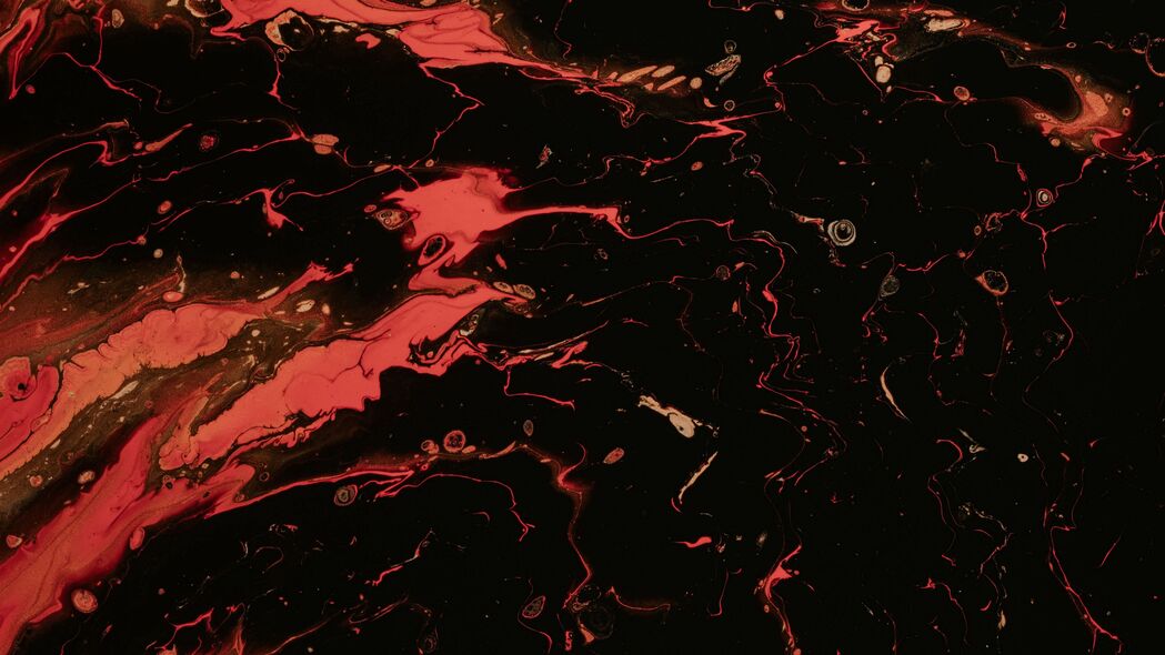 污渍 液体 纹理 红色 黑色 抽象 4k壁纸 3840x2160