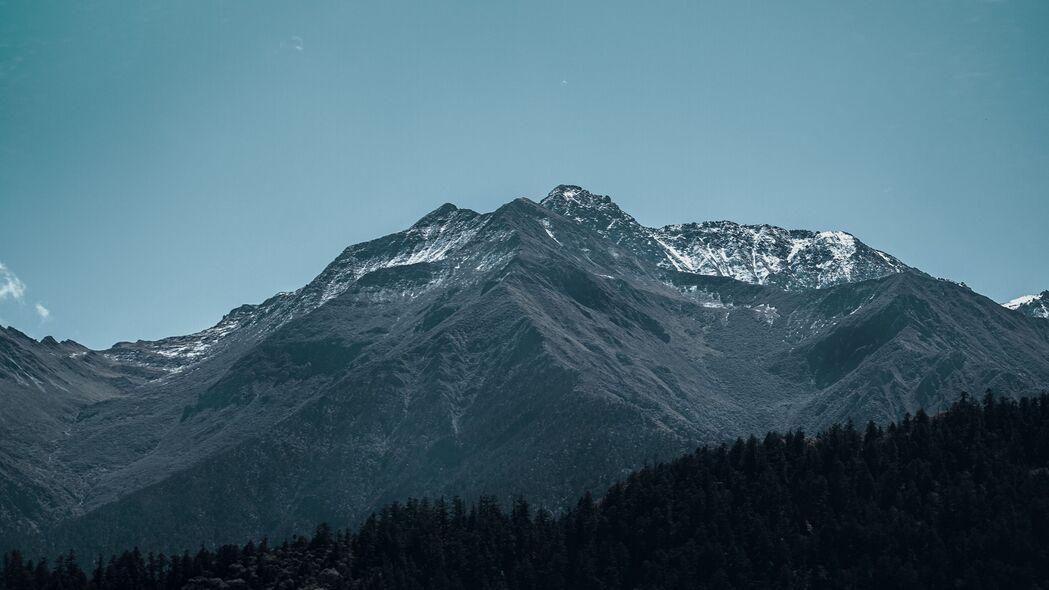 山 峰 森林 山麓 风景 4k壁纸 3840x2160