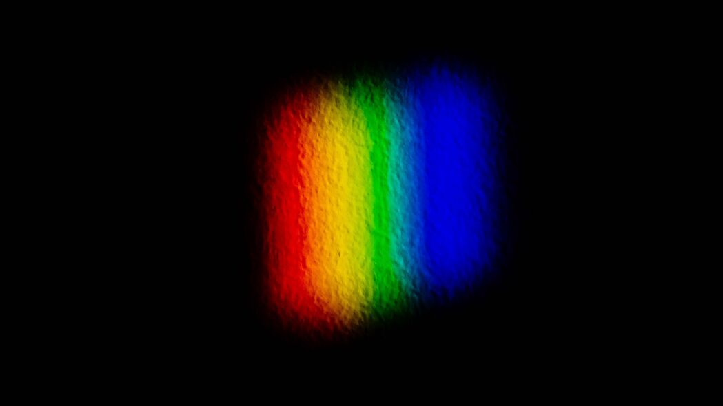 光 模糊 彩色 彩虹 深色 4k壁纸 3840x2160