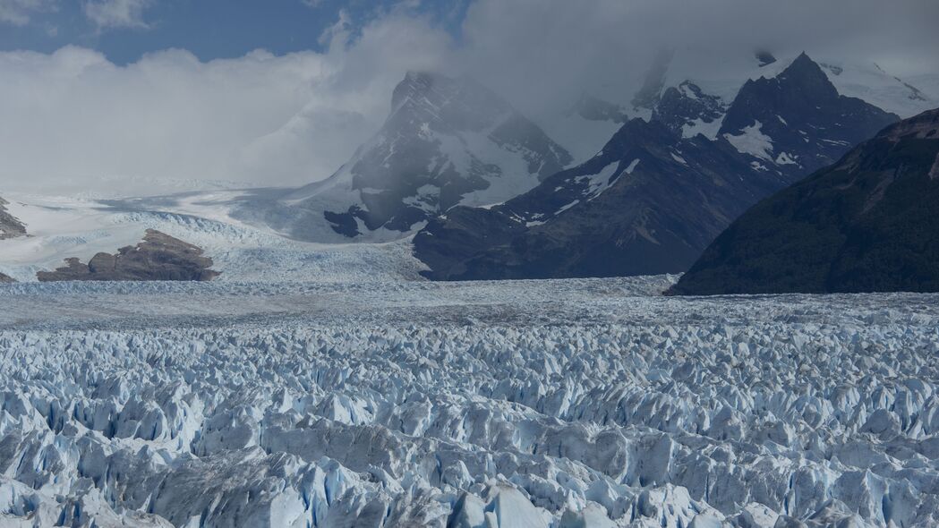 冰川 冰 山脉 冻结 风景 4k壁纸 3840x2160