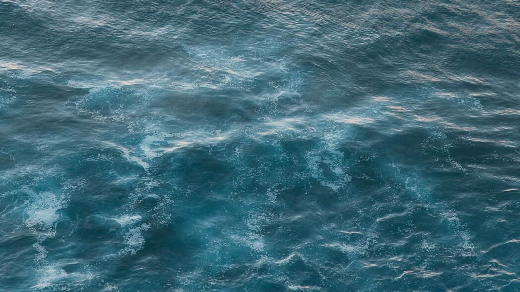 波浪 波纹 鸟瞰图 水 海洋 4k壁纸 3840x2160