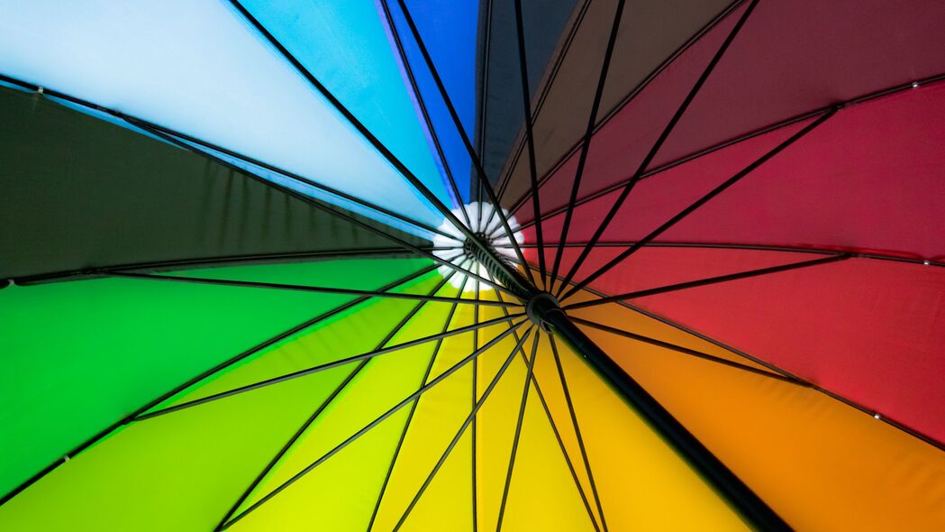 雨伞 彩色 明亮 设计 机制 4k壁纸 3840x2160