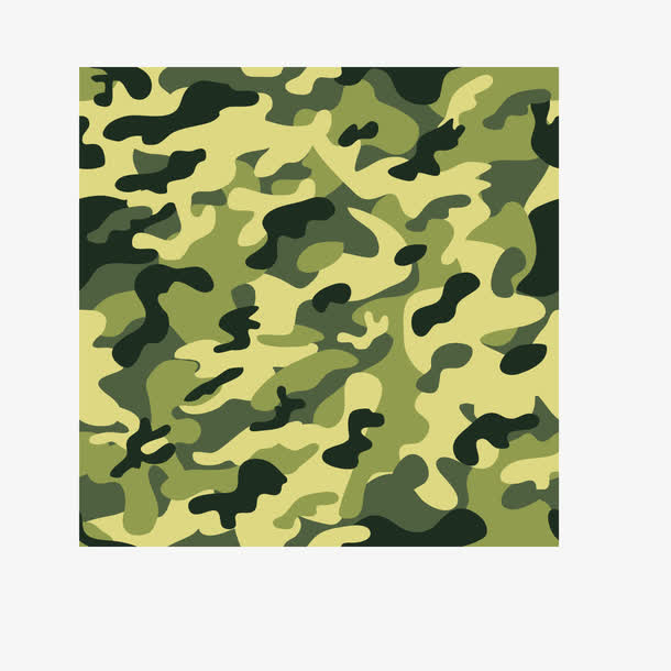 矢量军事迷彩黄绿色图案