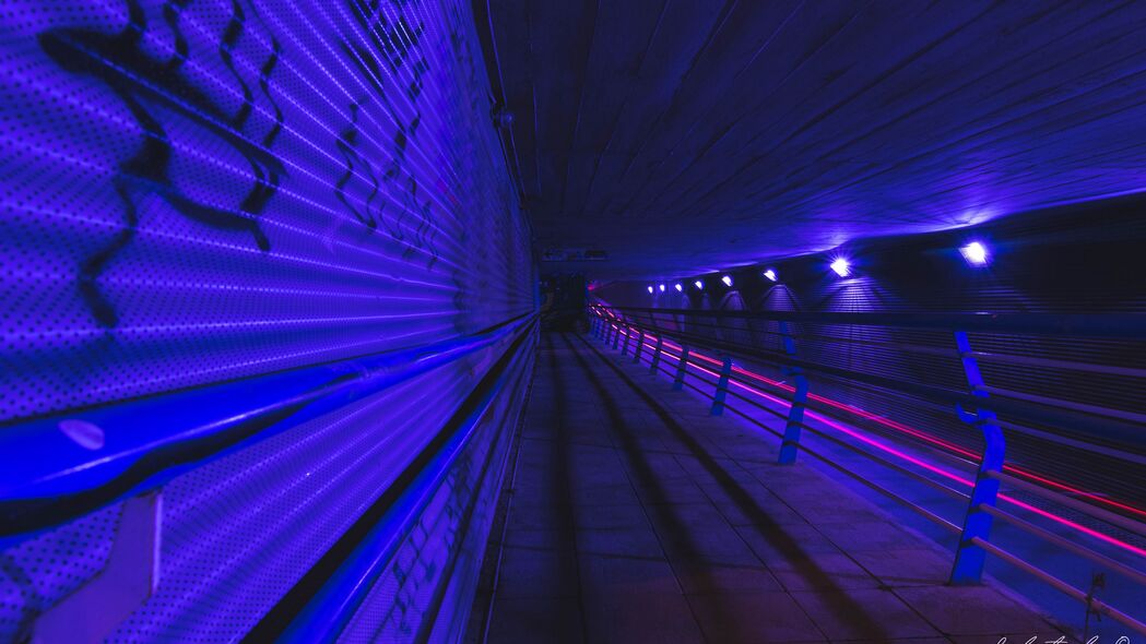 隧道 地铁 黑暗 地下 背光 4k壁纸 3840x2160