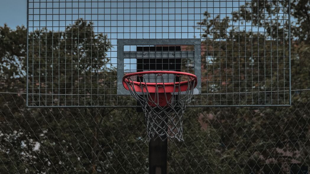 篮球圈 篮板 篮球 球场 4k壁纸 3840x2160