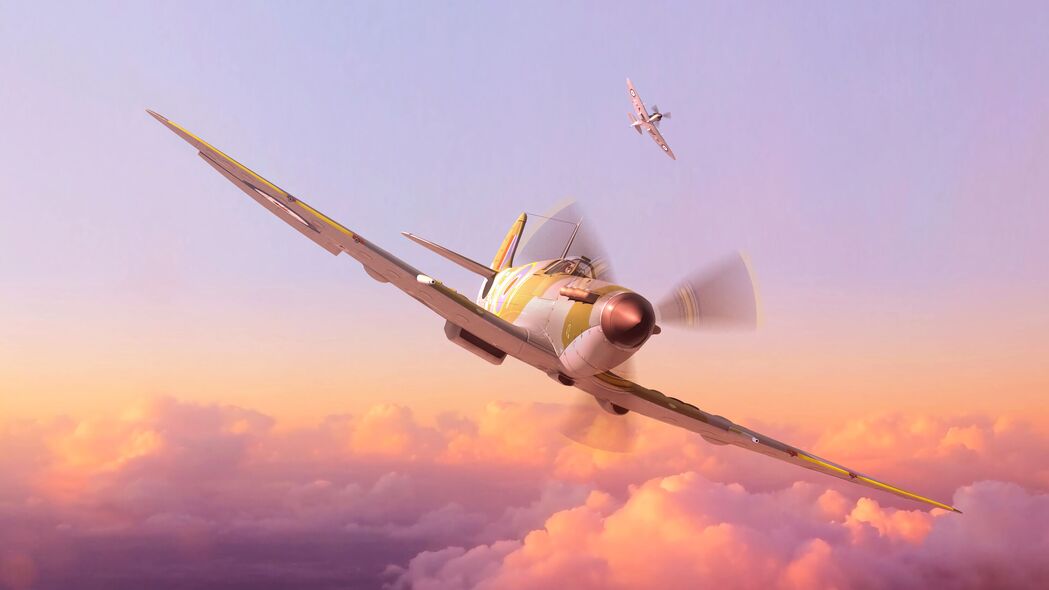 飞机 螺旋桨 艺术 飞行 天空 高度 4k壁纸 3840x2160