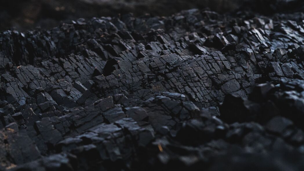 煤炭 表面 宏 模糊 黑色 4k壁纸 3840x2160