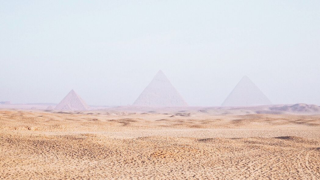 沙漠 沙子 金字塔 4k壁纸 3840x2160