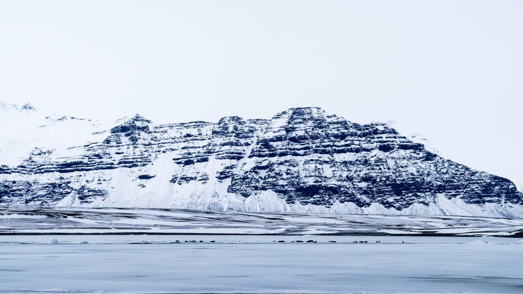 冰川 雪 雾 冰岛 4k壁纸 3840x2160