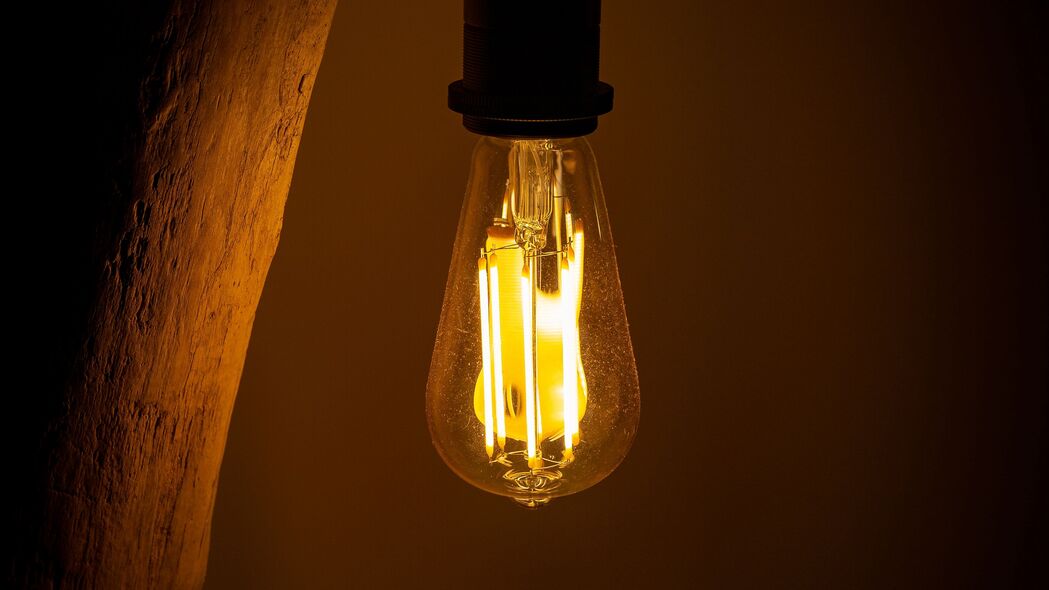 灯泡 照明 灯 深色 电力 4k壁纸 3840x2160