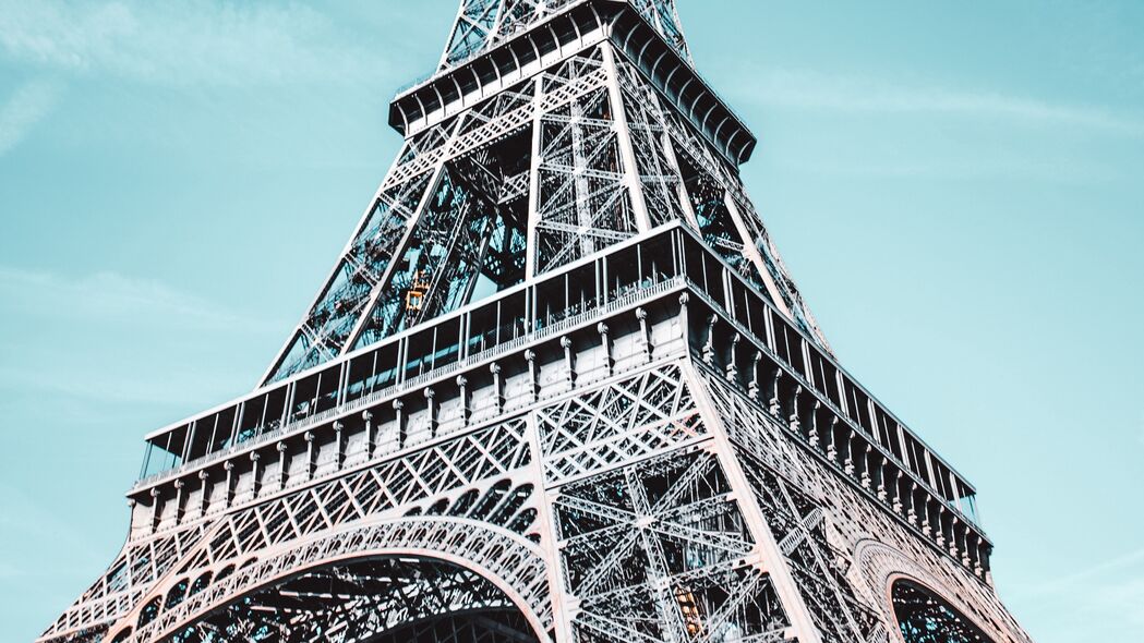 埃菲尔铁塔 建筑 巴黎 法国 设计 4k壁纸 3840x2160