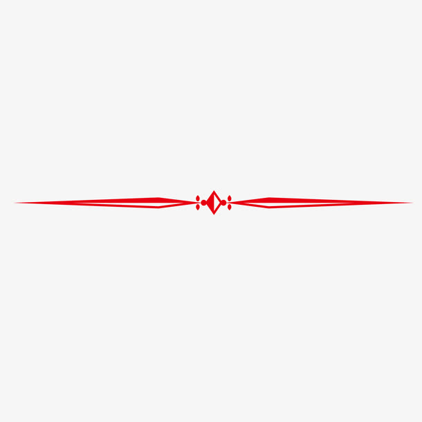 矢量分栏线红色菱形