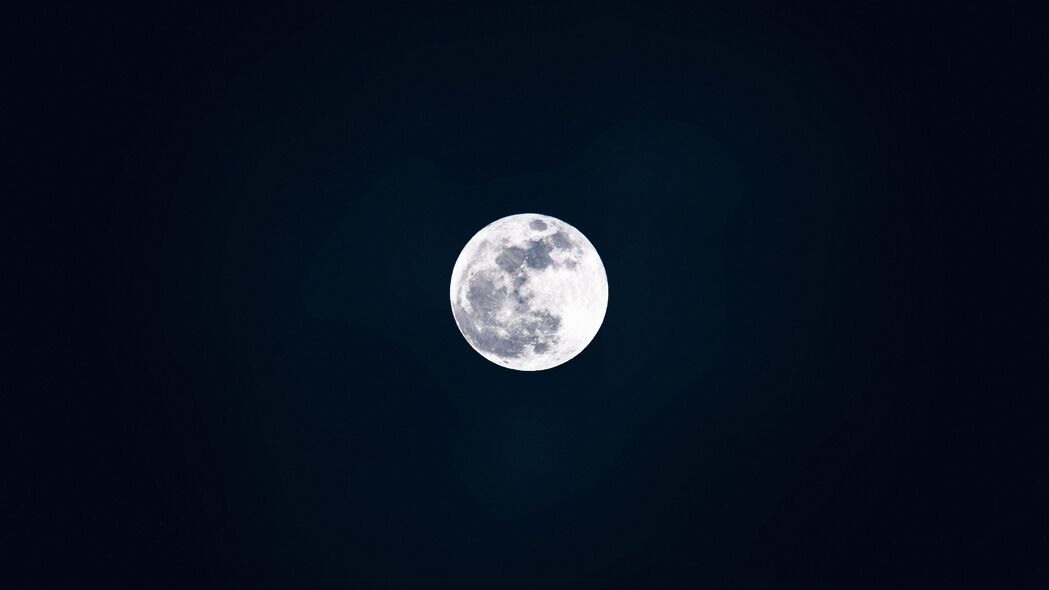 月亮 满月 夜晚 卫星 黑暗 bw 4k壁纸 3840x2160