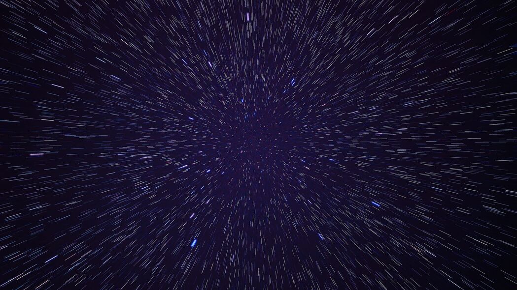 星星 闪耀 线条 光线 天空 4k壁纸 3840x2160