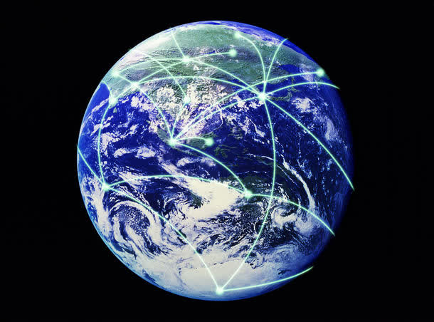 全球服务网点素材