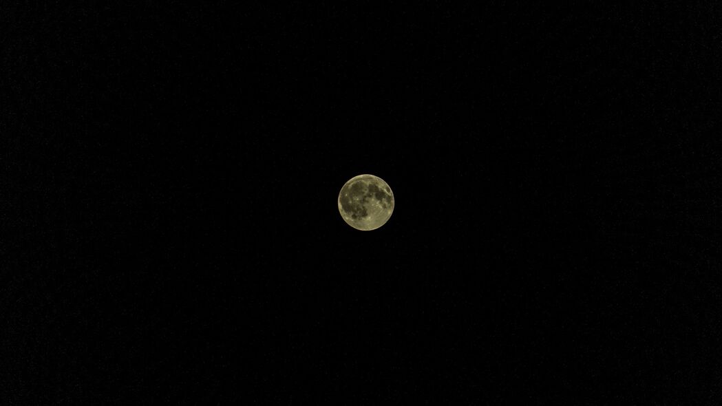 满月 月亮 星星 夜晚 天空 4k壁纸 3840x2160