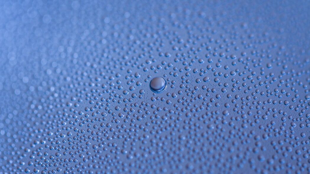 滴 气泡 水分 表面 宏观 模糊 4k壁纸 3840x2160
