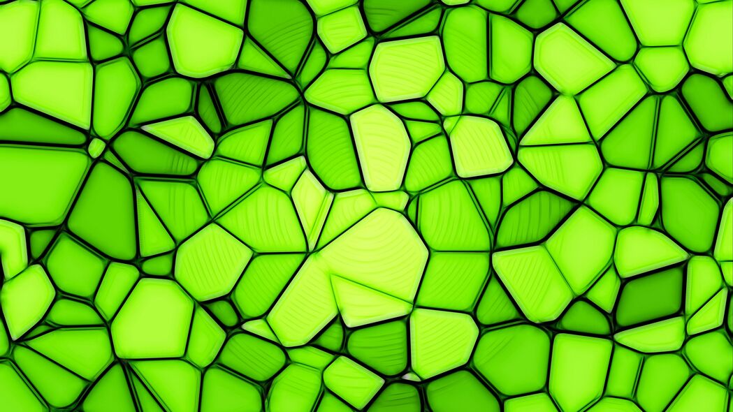 正方形 三角形 绿色 浅绿色 纹理 4k壁纸 3840x2160