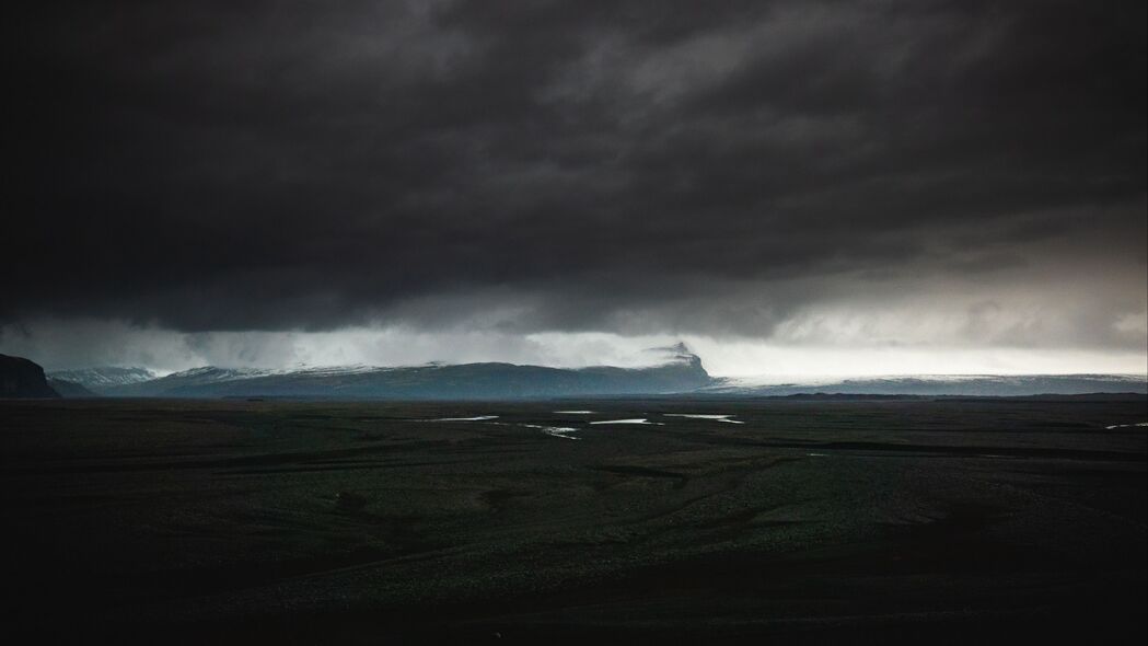 岛 黑暗 云 冰岛 4k壁纸 3840x2160