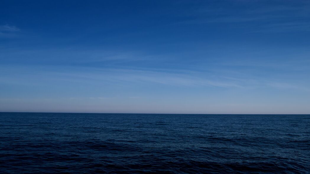 海 地平线 天空 波纹 波浪 4k壁纸 3840x2160