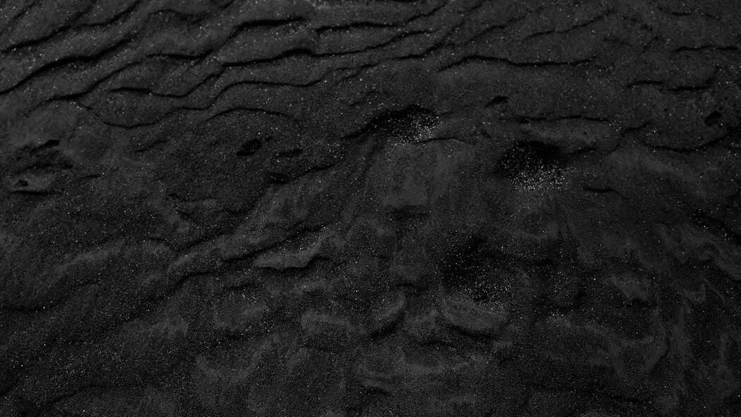 沙子 黑色 浮雕 深色 沙漠 表面 4k壁纸 3840x2160