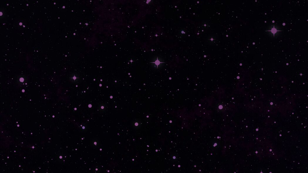 星空 星星 闪耀 淡紫色 黑色 4k壁纸 3840x2160