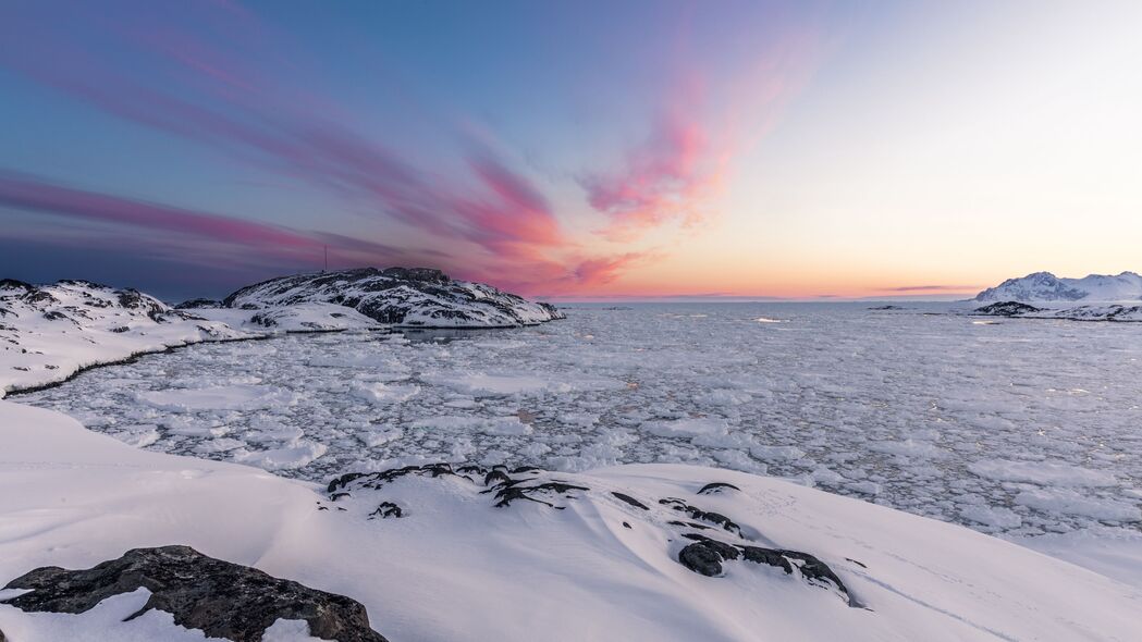 冰海雪域库卢苏克绿地美景，精选4K高清壁纸（3840x2160）免费下载