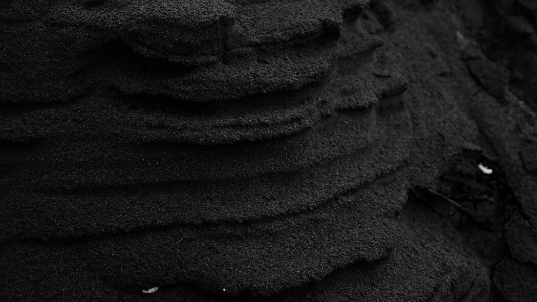 沙子 黑色 颗粒 深色 纹理 4k壁纸 3840x2160