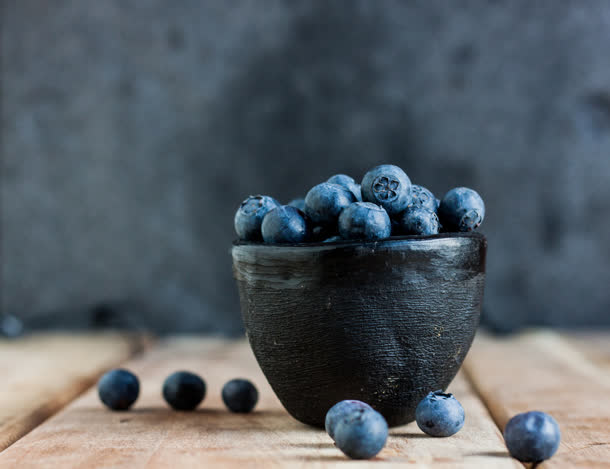清新蓝莓水果食物