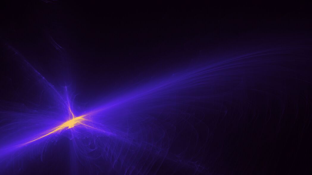 分形 抽象 射线 紫色 4k壁纸 3840x2160