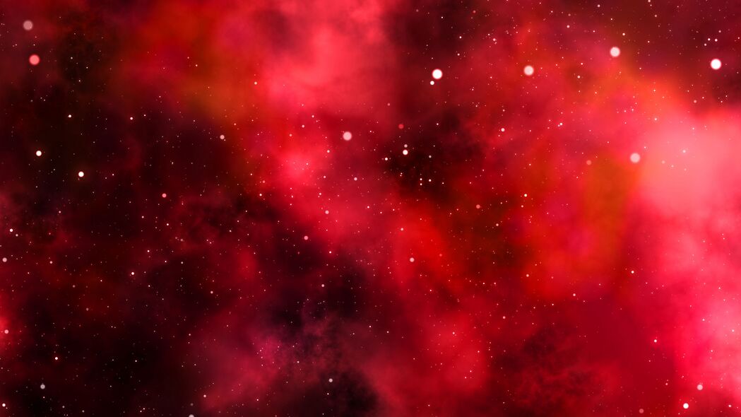 星系 太空 红色 闪耀 宇宙 4k壁纸 3840x2160