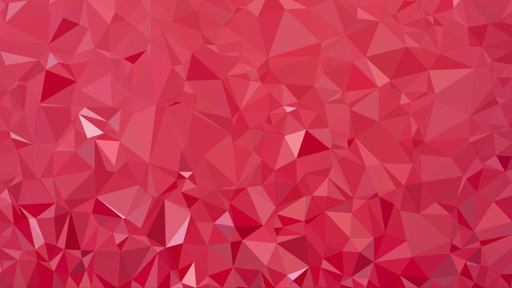 多边形 三角形 几何 红色 4k壁纸 3840x2160