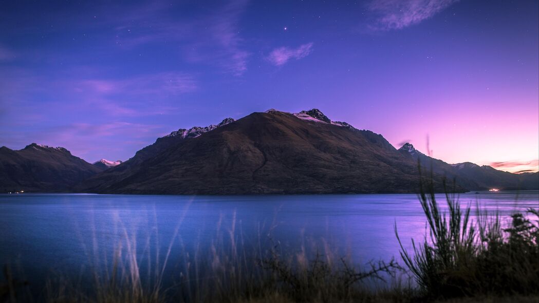 山 湖 瓦卡蒂普湖 新西兰 4k壁纸 3840x2160