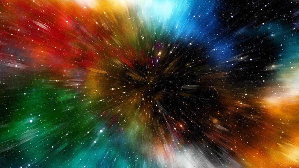 宇宙 银河系 多色 沉浸式 4k壁纸 3840x2160