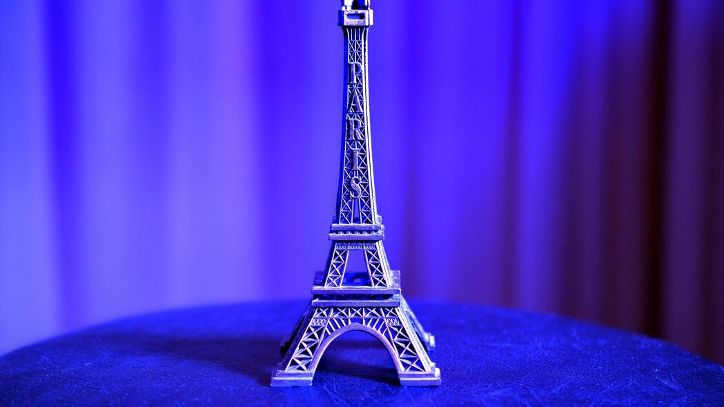 埃菲尔铁塔 雕像 巴黎 纪念品 法国 4k壁纸 3840x2160