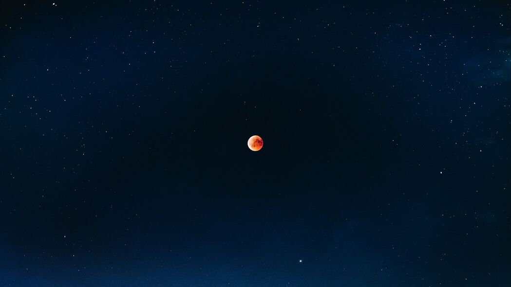 满月 红月 日食 火月 4k壁纸 3840x2160