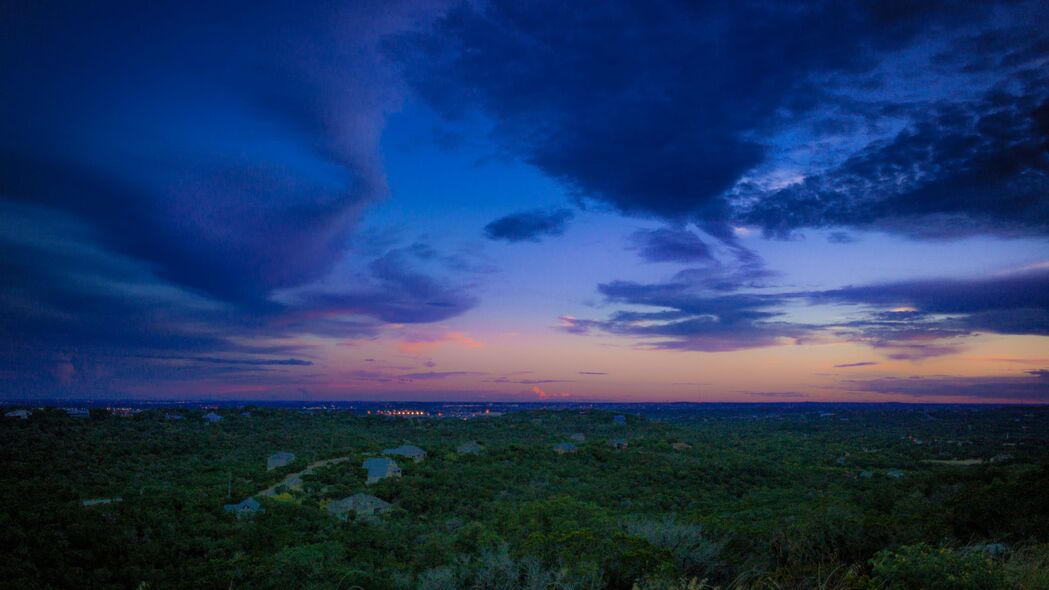 日落 天空 地平线 圣安东尼奥 德克萨斯州 4k壁纸 3840x2160