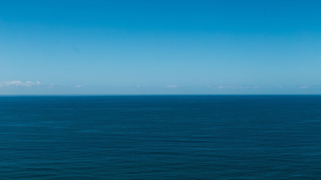大海 地平线 极简主义 天空 4k壁纸 3840x2160