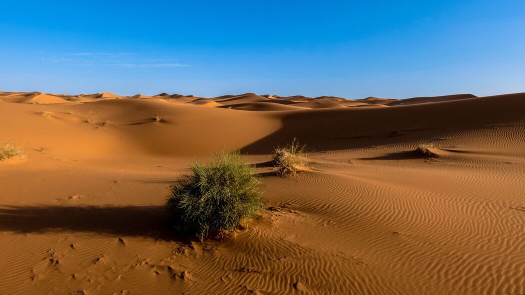 撒哈拉 沙漠 沙子 天空 4k壁纸 3840x2160