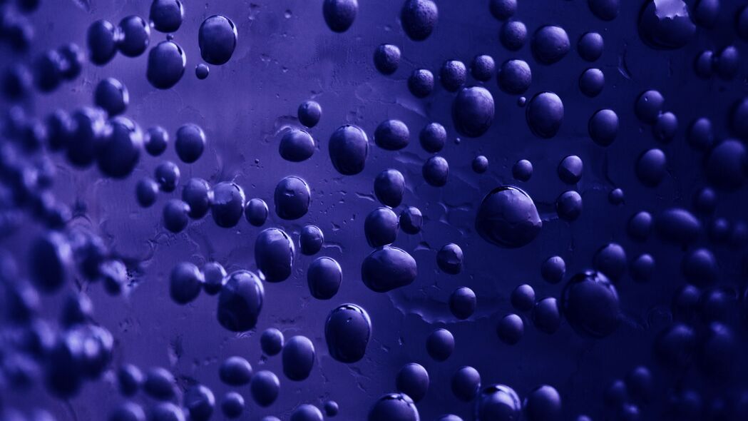 气泡 表面 紫色 模糊 4k壁纸 3840x2160