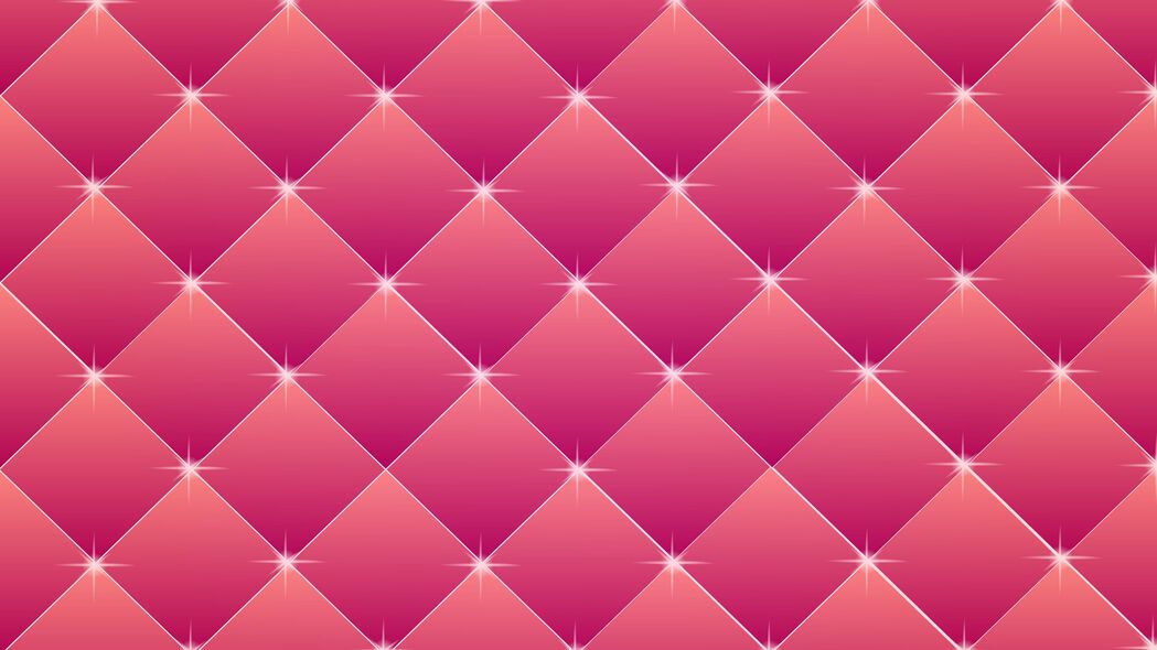 正方形 菱形 粉红色 闪光 4k壁纸 3840x2160